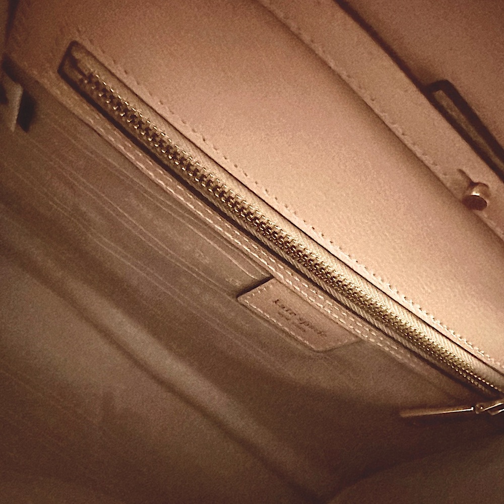 Kate Spade Anna Medium Leather Clutch & Shoulder Bag Moochi Pink MSRP $298 NWT - Picture 7 of 12